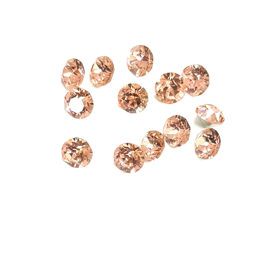 Crystal pointed-bottom diamond10pcs/bag