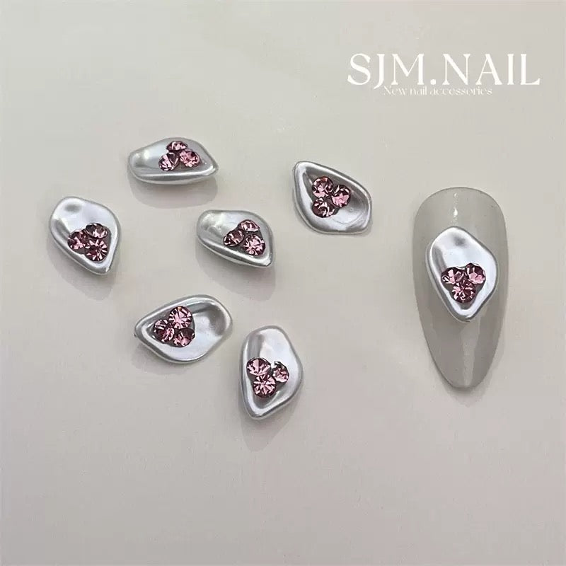 Baroque pearl nail decoration10pcs