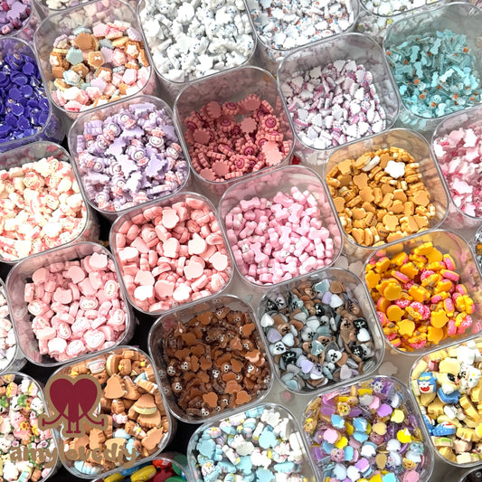 Resin material nail charm（Sold as a bag）