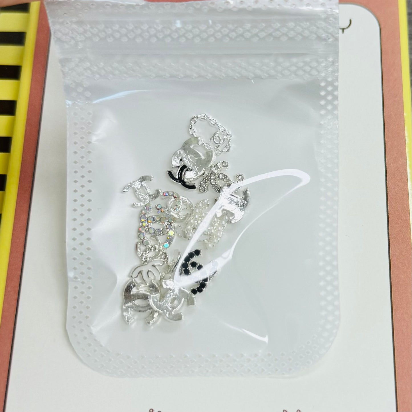 designer Metal nail charm16pcs