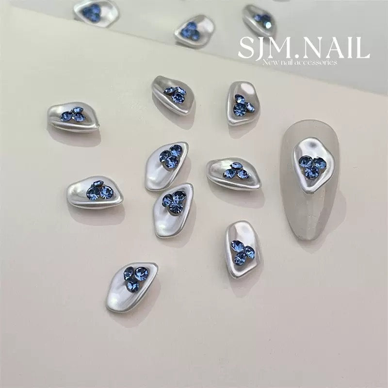Baroque pearl nail decoration10pcs