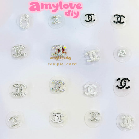 designer Metal nail charm16pcs