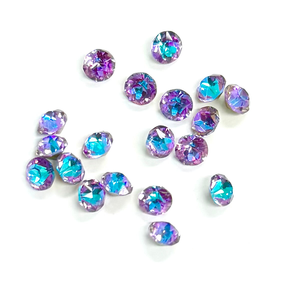 Crystal pointed-bottom diamond10pcs/bag