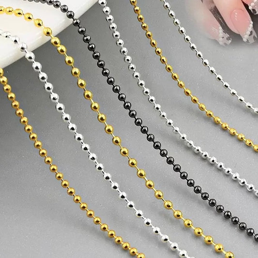 nail small connecting  ball chain10cm