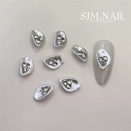 Baroque pearl nail decoration10pcs