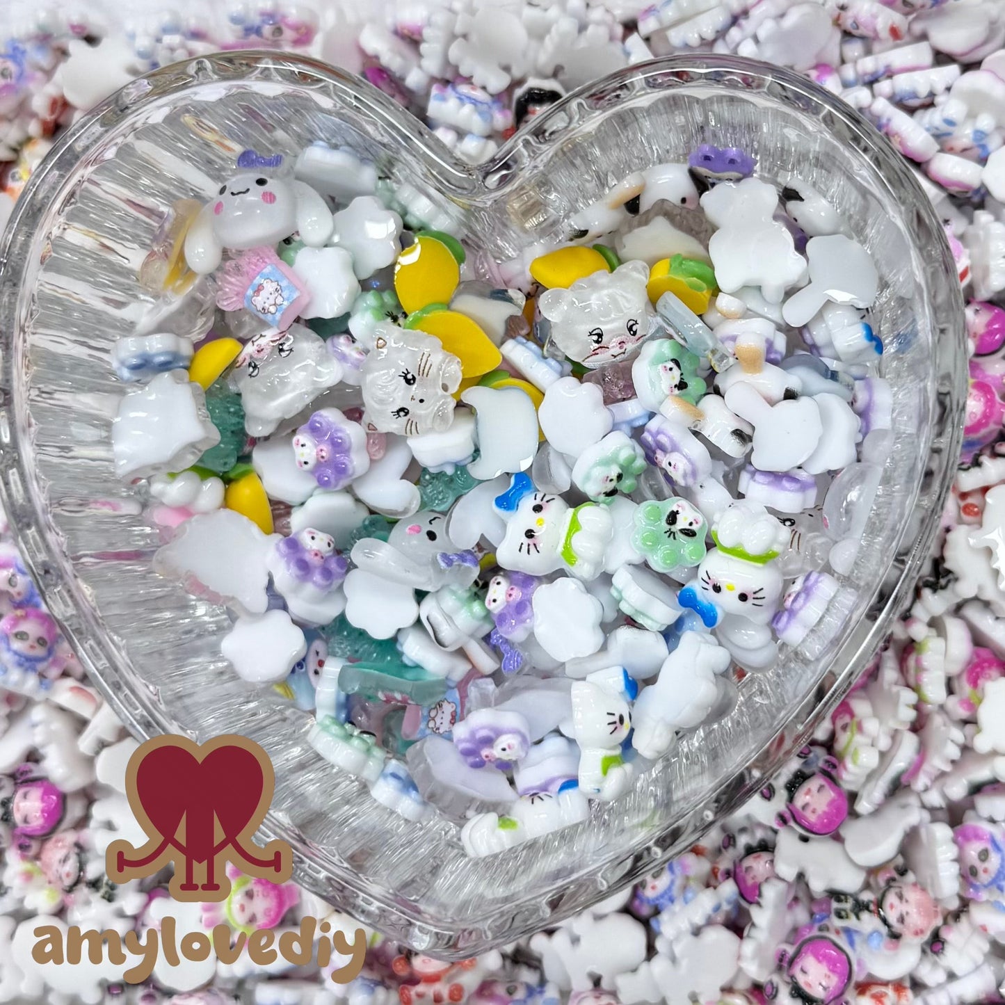 Digging treasure cute nail charm